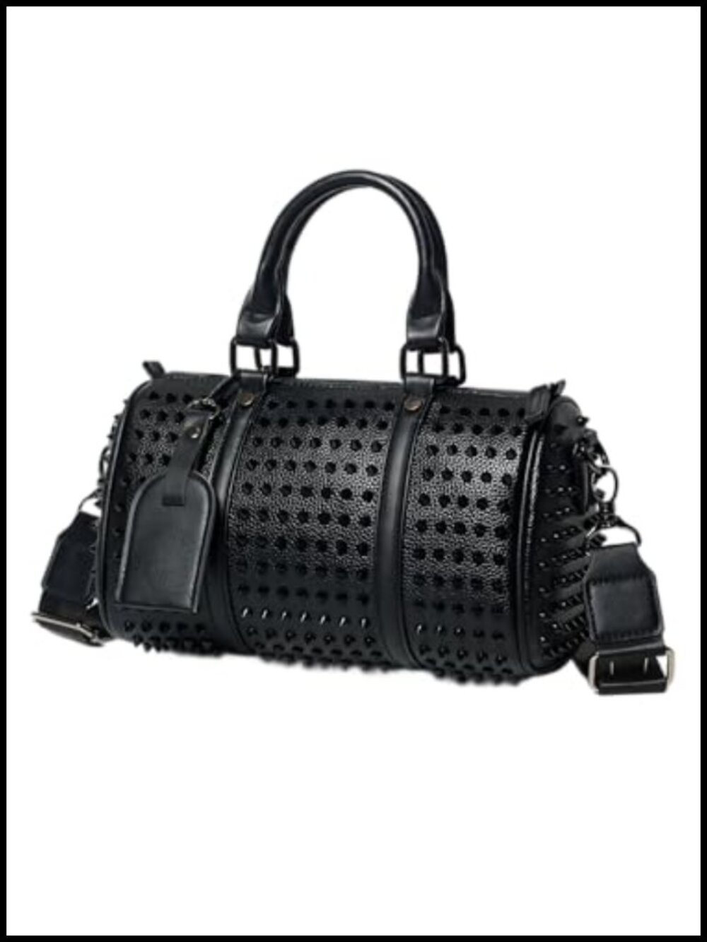 Rivet Studded Pillow Bag Shoulder Handbag Crossbody Tote